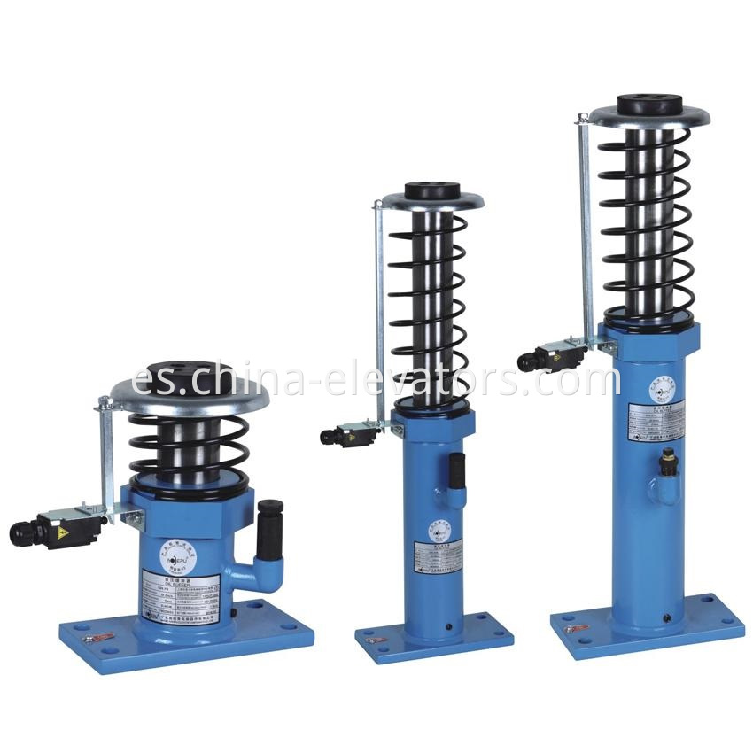 Disipación de energía tampón de aceite de elevador Energy Dissipation Elevator Oil Buffer External Spring